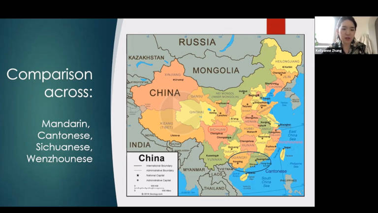UG SALC Scholars 2020/21: Visual Storytelling for Language Documentation - Final Presentation - screenshot of Zoom call
